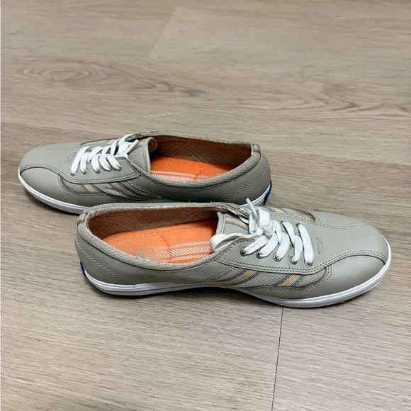 Keds Beige Low Top Sneakers Lightweight Casual Comfort Shoes - Picture 1 of 11